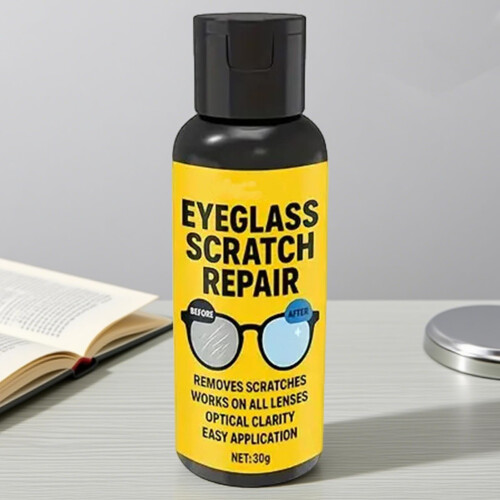 Lens Scratch Remover for Eyeglass and Sunglasses, Fast NonAbrasive  Solution for Clear Vision 2