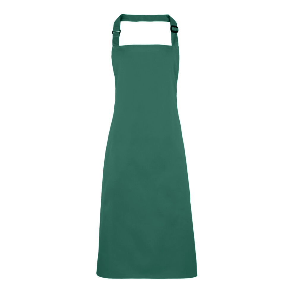 Premier (One Size, Emerald) Colours Bib Apron / Workwear (Pack Of 2)