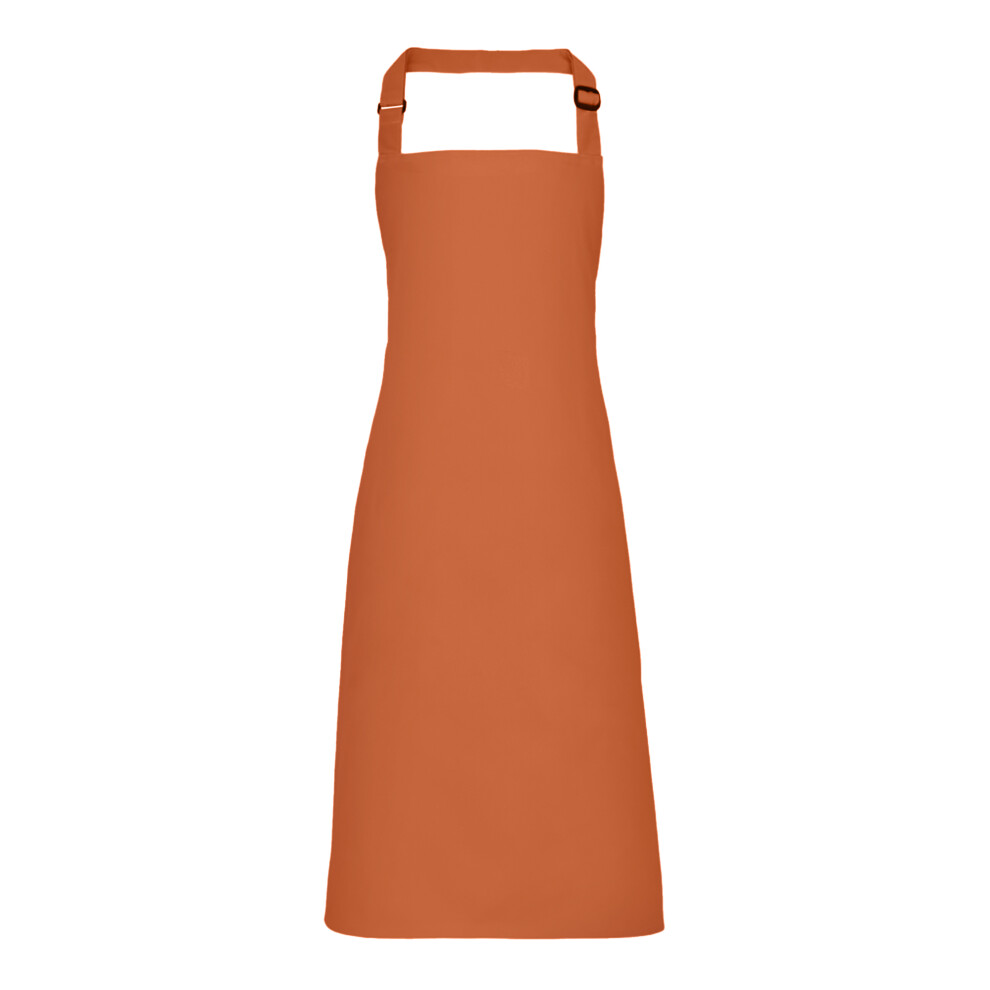 Premier (One Size, Terracotta) Colours Bib Apron / Workwear (Pack Of 2) Multicoloured