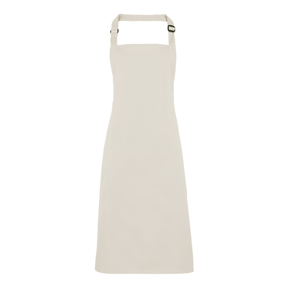Premier (One Size, Natural) Colours Bib Apron / Workwear (Pack Of 2)