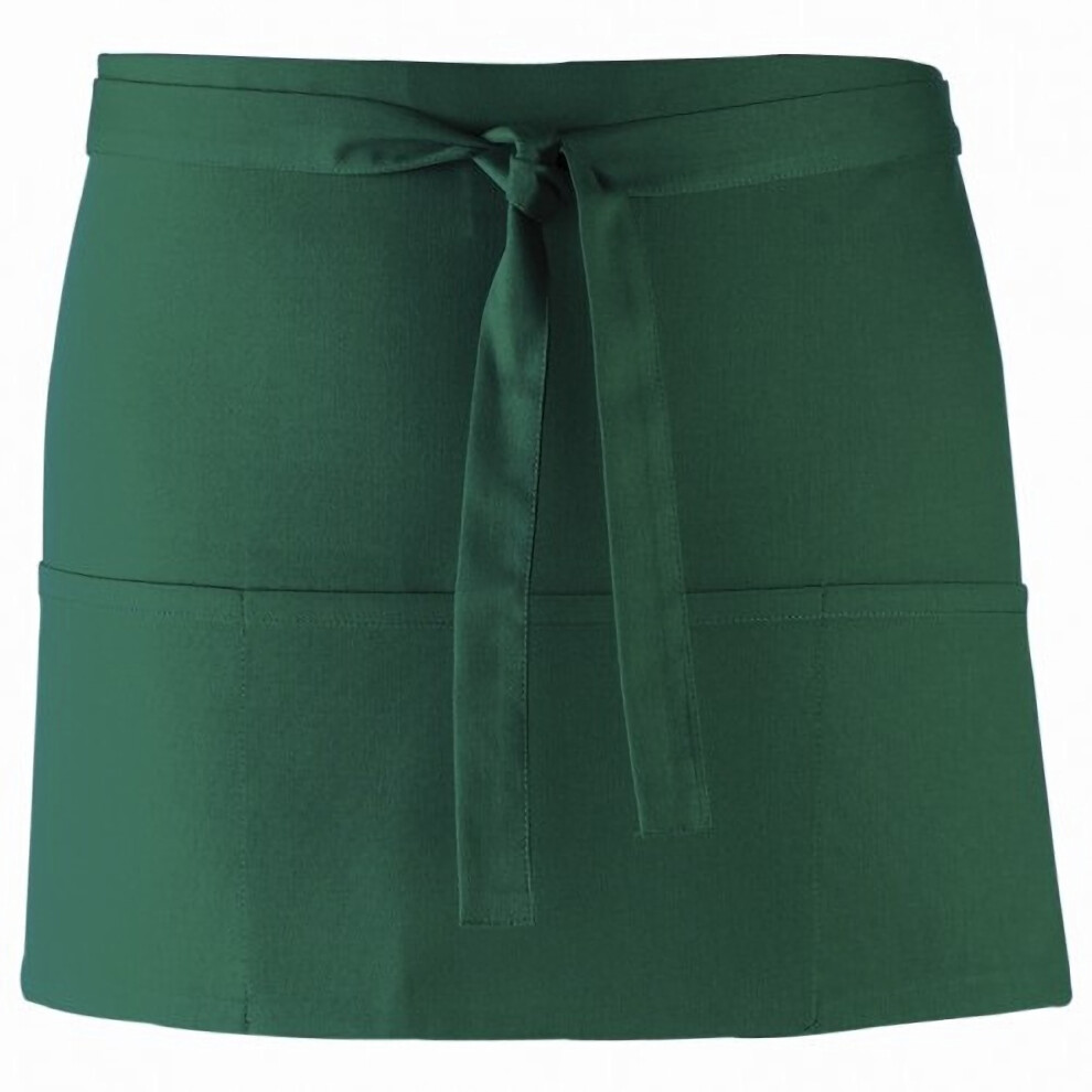 Premier (One Size, Bottle) Ladies/Womens Colours 3 Pocket Apron / Workwear (Pack Of 2)