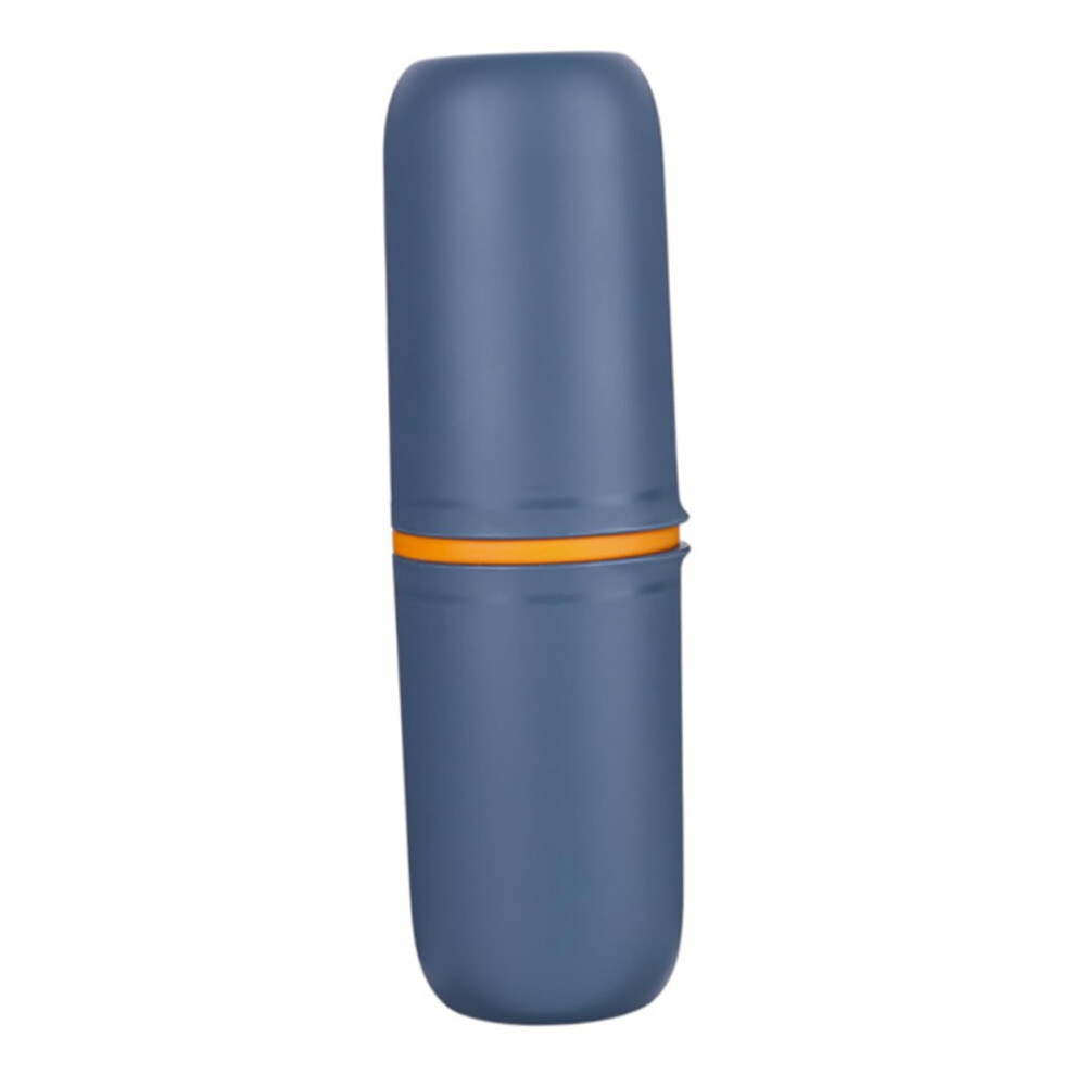 Travel Toothbrush Holder 2 in 1 Design with Rinse Cup Compact Portable Case for Home and Travel