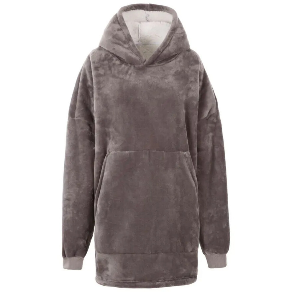 - Tresp Unisex Adult Cosiness Oversized Hoodie Blanket Storm Grey (One Size) - Image 3