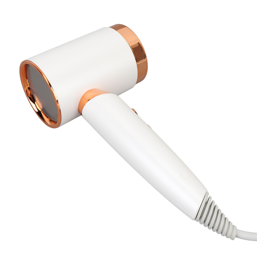 White Negative Ion Hair Dryer 1400W 20000Rpm, Low Noise,