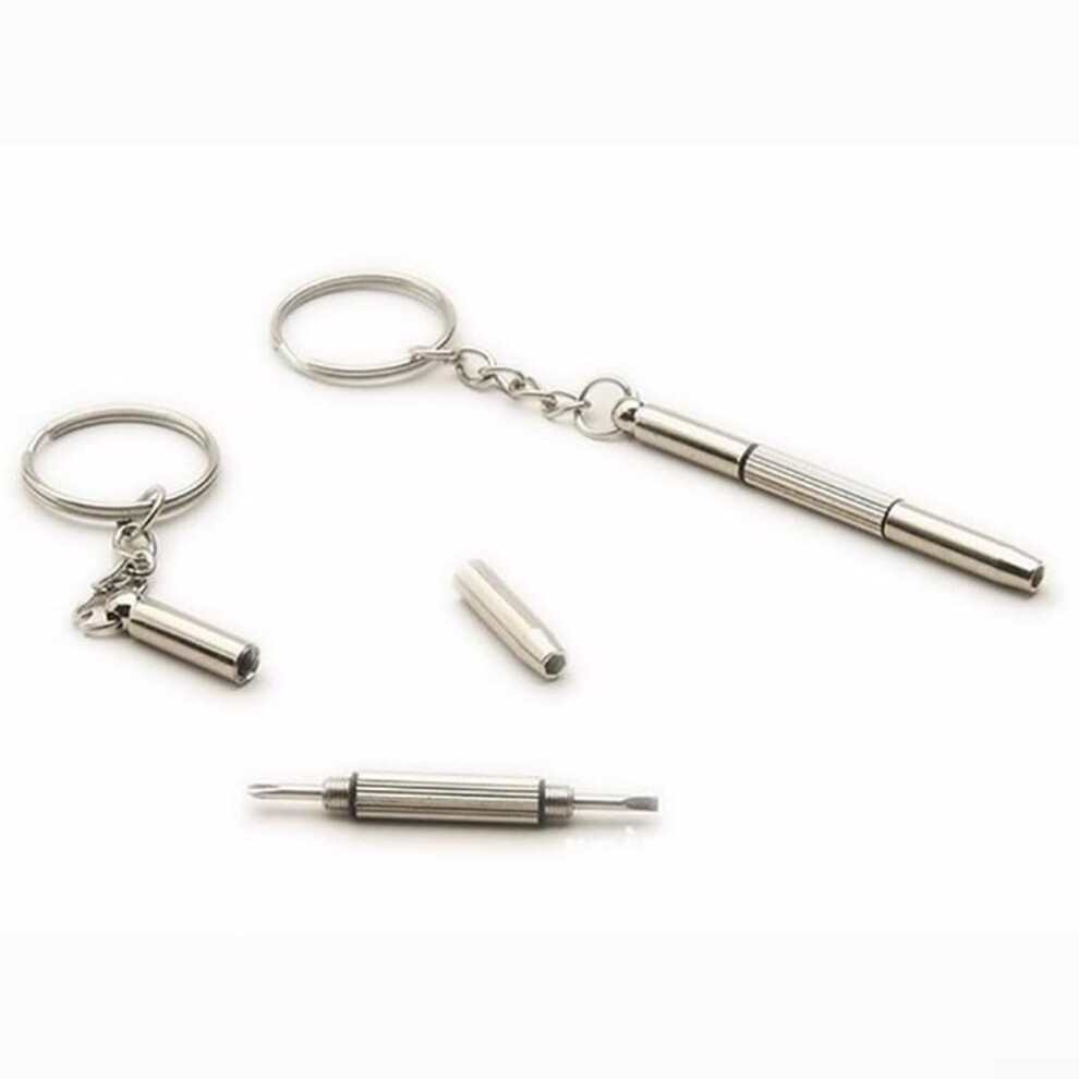 3 In 1 Eyeglass Screwdriver Keychain Precision Mini Tool For Glasses Watches Electronics 9053599583110