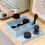 2in1 Silicone Coffee Tamper Mat with Knock Box, Anti 1