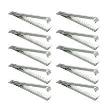 Garlic Peeler Clip and Fish Bone Tweezer Set Stainless Steel Ergonomic Grip Kitchen Tools 10Pcs