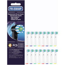 Replacement Brush Heads 16 Pack Medium Bristles for Oral B Pro 1000 Genius X Deep Cleaning