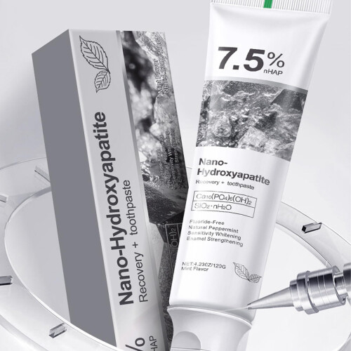 Hydroxyapatite Toothpaste for Sensitive Teeth, Fluoride, Enamel Protection for Coffee Stains 1