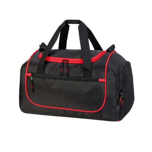 (One Size, Black/Red) Shugon Piraeus Shoulder Strap Holdall Bag