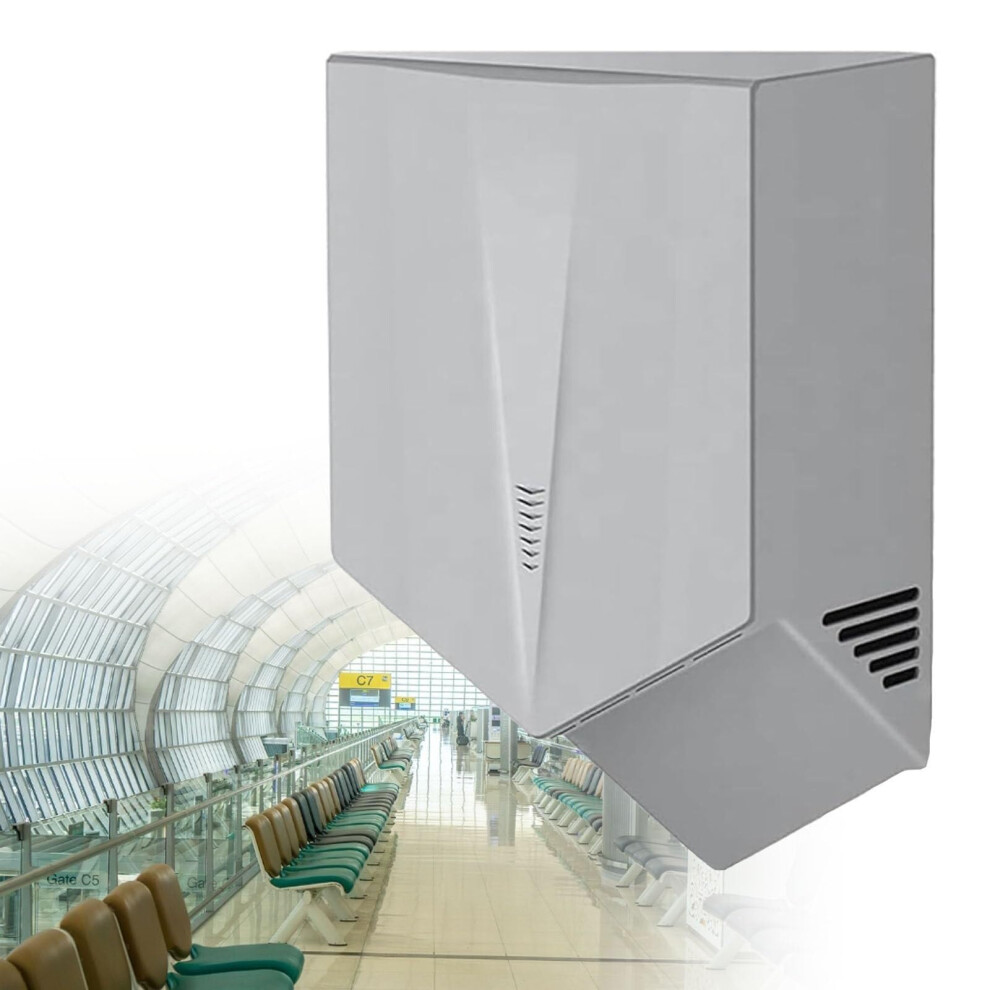 Speed Automatic Hand Dryer With Touchless Operation For Commercial Wall Mounted Bathroom Gray 9174973214632