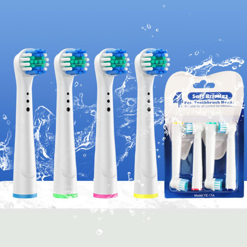 Electric Toothbrush Heads Replacement Pack with Soft Bristles for Sensitive Teeth, MultiModel Fit 2