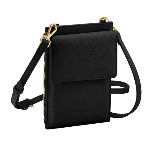 BagBase (One Size, Black) Bagbase Boutique Phone Carry Case