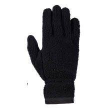 (M-L, Black) Trespass Unisex Adult Ainslee Sherpa Fleece Gloves