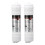 2Pcs 10in Water Purifier Filter Element 75g RO Membrane Quick Connect 2