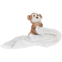Mumbles Baby Boys/Girls Plush Monkey Comforter Blanket (Pack of 2)