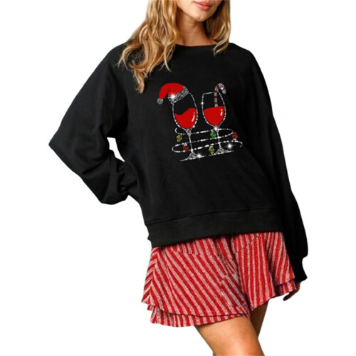 (S, Black) Sweat-shirts amples et le streetwear