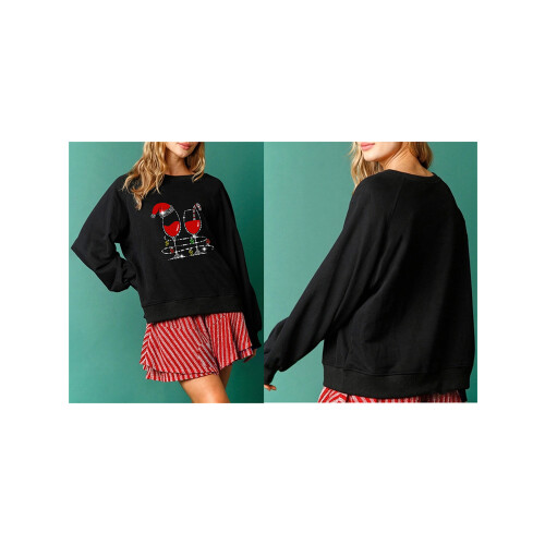 (XL, Black) Sweat-shirts amples et le streetwear 1