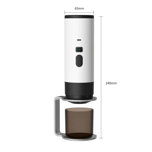 Bærbar espressomaskine, 24 cm, 90 ml, 2600 mAh 1