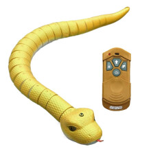 Jouet original et amusant : serpent à sonnette télécommandé, jouet réaliste pour fête d'anniversaire D7X7.