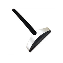 Shower Squeegee with Dual Action Cleaning for Streak Glass and Versatile Bathroom Use
