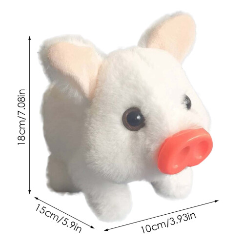 Elektrisches Schweinchen-Plüschtier Pink2026Interaktives Krabbelferkel 2