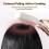 Escova de cabelo retrátil com almofada e autolimpante. 4