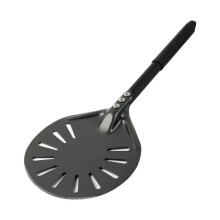 Pizza Turning Peel Aluminum NonStick Surface with Long Ergonomic Handle for Wood Fired Oven