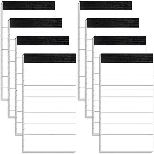 Mini carnets de poche 3 x 5 pouces, lignés, 30 feuilles