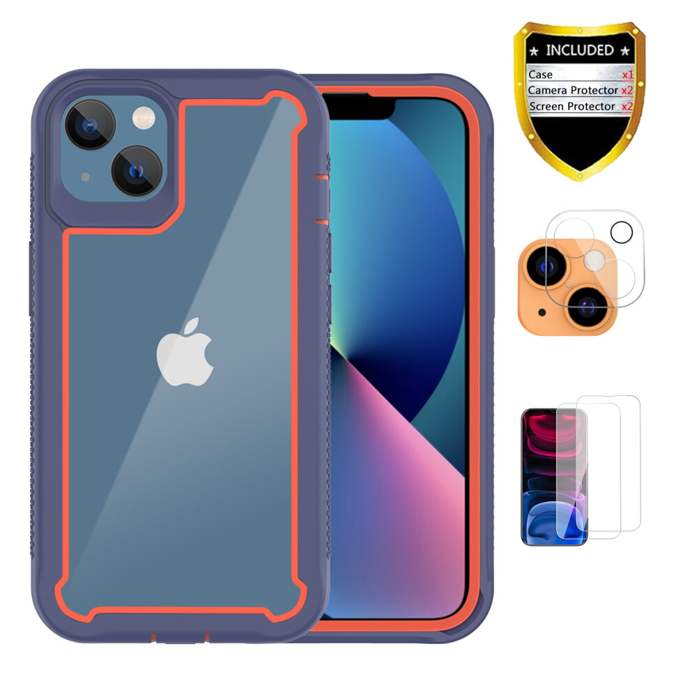 Xihaiying Iphone 13 Mini Clear Pc Case With Screen And Lens 9165521105175