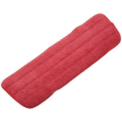 4 Pack Microfiber Mop Replacement Heads ,Flat Mop Replacement Cloth,for Wet Dry Mops , and Red