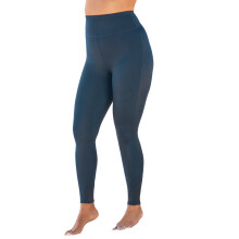 Swim365Dam Plus Size360 Powermesh Badleggings med Hög Midja och Magkontroll