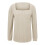 Lenago Efterårstrøjer til kvinder Plus Size Mode Langærmet Løs Ensfarvet Bluse Pullovertrøjer Jumper 4