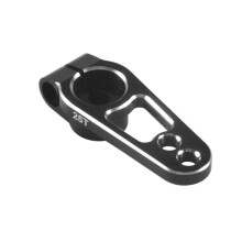 1 Stuks Aluminium 25T 31Mm Stuurservo Arm Hoorn voor RC Auto Crawler Onderdelen, Zwart