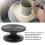 Wheel Turntable Turntable Clay Sculpture Modeling Pottery Multi-Function Manual Turntable Turntable Carving Table Pottery Wheel Black 2