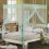 Stainless Steel Mosquito Net Bracket with Stable FourCorner Bed Canopy Frame, Adjustable 1.352M 4