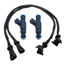 2Pcs Fuel Injector with Pigtail Harness for Ranger RZR Sportsman 700 800