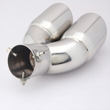 Stainless Steel Cover Decor for Outlander 3 Exhaust Muffler Tips Rear Tail Pipe Tip Tailpipe End Trim 2013 - 2018