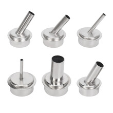 6Pcs Rapide 861DW Station D'Air Chaud RéSistant Aux Buses 3/4/6/8/10 / 12Mm Douille de Buse pour la RéParation de Soudure de Microscope de Carte PCB