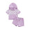 (18-24 Months, Purple) Σετ καλοκαιρινών σορτς σχέδιο σκακιέρας. 1