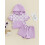 (18-24 Months, Purple) Σετ καλοκαιρινών σορτς σχέδιο σκακιέρας. 3