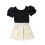 (3-4 Years, Black) Ensemble jupe en Tenue d'été. 1