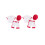 (Newborn, White) Completo estivo da 3 pezzi). 2