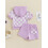 (18-24 Months, Purple) Σετ καλοκαιρινών σορτς σχέδιο σκακιέρας. 5