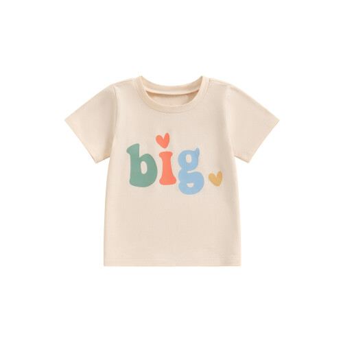 (4-5 Years, Multicolor) Καλοκαιρινό T-shirt με και στάμπα.