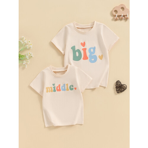 (4-5 Years, Multicolor) Καλοκαιρινό T-shirt με και στάμπα. 1
