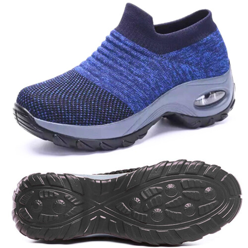 Γυναικεία slip-on αθλητικά παπούτσια για περπάτημα, ορθοπεδικά, άνετα αθλητικά 2