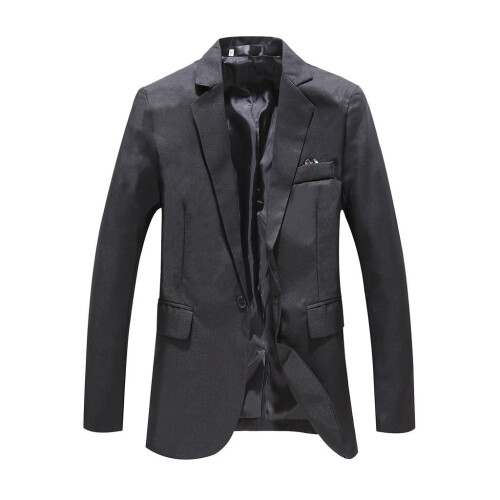 LoyisViDion Ανδρικό Στυλάτο Casual Μονόχρωμο Σακάκι Επαγγελματικό Γάμος/Πάρτι/Εξωτερική 2