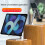 Supporto per tablet in lega di alluminio, regolabile in altezza e pieghevole. 3