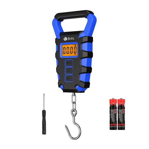 Digital Hanging Scale with Ruler 50 kg LED Display 1
